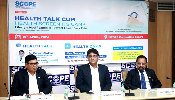 SCOPE promotes overall wellbeing with Health Talk cum Health Screening Camp